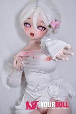 ElsaBabe 浅香萌里 RAD043 148cm-L ピンク肌 フルシリコン ハート目 エルフ耳 バレンタイン特集 アニメドール 新品 - 画像 (12)