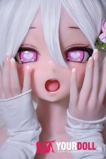 ElsaBabe 浅香萌里 RAD043 148cm-L ピンク肌 フルシリコン ハート目 エルフ耳 バレンタイン特集 アニメドール 新品 - 画像 (4)