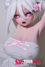 ElsaBabe 浅香萌里 RAD043 148cm-L ピンク肌 フルシリコン ハート目 エルフ耳 バレンタイン特集 アニメドール 新品 - 画像 (5)