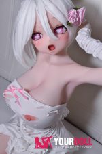 ElsaBabe 浅香萌里 RAD043 148cm-L ピンク肌 フルシリコン ハート目 エルフ耳 バレンタイン特集 アニメドール 新品 - 画像 (6)