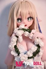 ElsaBabe 赤坂香織 AHR015 140cm-M ピンク肌 フルシリコン エルフ耳 清楚可憐 アニメドール 新品 - 画像 (16)