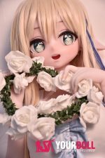ElsaBabe 赤坂香織 AHR015 140cm-M ピンク肌 フルシリコン エルフ耳 清楚可憐 アニメドール 新品 - 画像 (4)