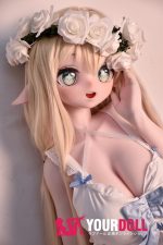 ElsaBabe 赤坂香織 AHR015 140cm-M ピンク肌 フルシリコン エルフ耳 清楚可憐 アニメドール 新品 - 画像 (6)