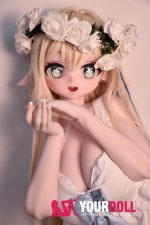 ElsaBabe 赤坂香織 AHR015 140cm-M ピンク肌 フルシリコン エルフ耳 清楚可憐 アニメドール 新品