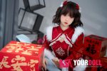 Momo 玲奈 150cm H028-A Cカップノーマル肌 顎機能付き 新年スペシャル 可愛い ラブドール - 画像 (19)