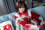 Momo 玲奈 150cm H028-A Cカップノーマル肌 顎機能付き 新年スペシャル 可愛い ラブドール - 画像 (17)