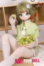 MOZU 苗苗 小胸 141cm 画像通りの仕様付き ビニール製のヘッド+TPEボディ ピュア 癒し系 アニメドール 新品 - 画像 (3)