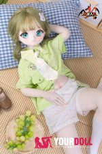 MOZU 苗苗 小胸 141cm 画像通りの仕様付き ビニール製のヘッド+TPEボディ ピュア 癒し系 アニメドール 新品 - 画像 (5)