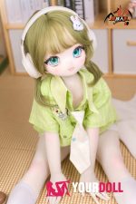 MOZU 苗苗 小胸 141cm 画像通りの仕様付き ビニール製のヘッド+TPEボディ ピュア 癒し系 アニメドール 新品 - 画像 (4)