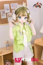 MOZU 苗苗 小胸 141cm 画像通りの仕様付き ビニール製のヘッド+TPEボディ ピュア 癒し系 アニメドール 新品 - 画像 (6)