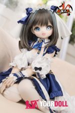MOZU 猫猫 85cm 大胸 6kg 画像通りの仕様 ビニールヘッド+TPEボディ 戦闘服 チェシャー アニメドール 新品 - 画像 (4)