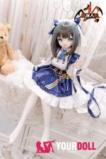 MOZU 猫猫 85cm 大胸 6kg 画像通りの仕様 ビニールヘッド+TPEボディ 戦闘服 チェシャー アニメドール 新品 - 画像 (10)