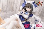 MOZU 猫猫 85cm 大胸 6kg 画像通りの仕様 ビニールヘッド+TPEボディ 戦闘服 チェシャー アニメドール 新品 - 画像 (16)