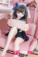 MOZU 猫猫 85cm 大胸 6kg 画像通りの仕様 ビニールヘッド+TPEボディ 制服 チェシャー アニメドール 新品 - 画像 (14)