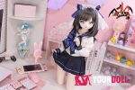 MOZU 猫猫 85cm 大胸 6kg 画像通りの仕様 ビニールヘッド+TPEボディ 制服 チェシャー アニメドール 新品 - 画像 (20)