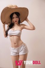 Orange in #539 160cm Fカップ White肌 シリコンヘッド+TPEボディ 顎機能付き アジア系 等身大 ラブドール 新品 - 画像 (20)