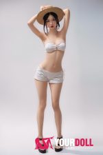 Orange in #539 160cm Fカップ White肌 シリコンヘッド+TPEボディ 顎機能付き アジア系 等身大 ラブドール 新品 - 画像 (27)