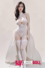 Orange in #545 160cm Fカップ White肌 シリコンヘッド+TPEボディ 顎機能付き 巨乳 アジア系 ラブドール 新品 - 画像 (22)