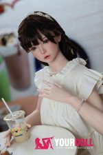 Orange in #422 163cm Fカップ White肌 フルシリコン 顎機能付き 楚々 美人 巨乳 ダッチワイフ 新品 - 画像 (2)