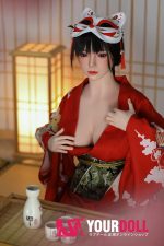 Orange in #414 165cm Cカップ White肌 フルシリコン 顎機能付き 美人 和風 ダッチワイフ 新品 - 画像 (6)