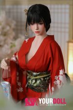 Orange in #414 165cm Cカップ White肌 フルシリコン 顎機能付き 美人 和風 ダッチワイフ 新品 - 画像 (7)