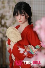 Orange in #414 165cm Cカップ White肌 フルシリコン 顎機能付き 美人 和風 ダッチワイフ 新品