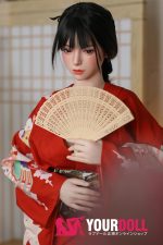 Orange in #414 165cm Cカップ White肌 フルシリコン 顎機能付き 美人 和風 ダッチワイフ 新品 - 画像 (4)