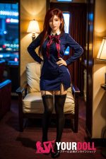 Orange in #543 165cm Cカップ White肌 フルシリコン 顎機能付き 美人 セクシー ダッチワイフ 新品 - 画像 (27)