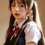Orange in #599 158cm Cカップ White肌 フルシリコン 顎機能付き アジア系 JK ラブドール