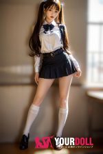 Orange in #599 158cm Cカップ White肌 フルシリコン 顎機能付き アジア系 JK ラブドール - 画像 (19)