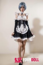 Orange in #600 158cm Cカップ White肌 フルシリコン 顎機能付き コスプレ系 メイド ラブドール 新品 - 画像 (26)