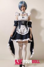 Orange in #600 158cm Cカップ White肌 フルシリコン 顎機能付き コスプレ系 メイド ラブドール 新品 - 画像 (23)