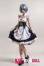 Orange in #600 158cm Cカップ White肌 フルシリコン 顎機能付き コスプレ系 メイド ラブドール 新品 - 画像 (22)