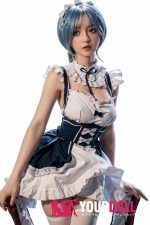 Orange in #600 158cm Cカップ White肌 フルシリコン 顎機能付き コスプレ系 メイド ラブドール 新品 - 画像 (7)