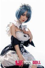 Orange in #600 158cm Cカップ White肌 フルシリコン 顎機能付き コスプレ系 メイド ラブドール 新品 - 画像 (9)
