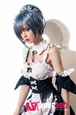 Orange in #600 158cm Cカップ White肌 フルシリコン 顎機能付き コスプレ系 メイド ラブドール 新品 - 画像 (6)