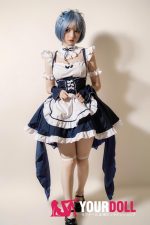 Orange in #600 158cm Cカップ White肌 フルシリコン 顎機能付き コスプレ系 メイド ラブドール 新品 - 画像 (27)