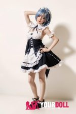 Orange in #600 158cm Cカップ White肌 フルシリコン 顎機能付き コスプレ系 メイド ラブドール 新品 - 画像 (19)