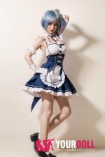 Orange in #600 158cm Cカップ White肌 フルシリコン 顎機能付き コスプレ系 メイド ラブドール 新品 - 画像 (31)