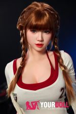 Orange in #888 168cm Eカップ White肌 シリコンヘッド+TPEボディ 顎機能付き アジア系 長身美女 ラブドール 新品