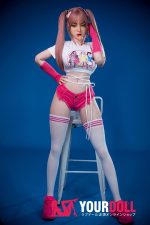 Orange in #6-014 158cm Cカップ White肌 フルシリコン 顎機能付き 練習生 ギャル 美乳 ラブドール 新品 - 画像 (19)