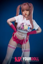 Orange in #6-014 158cm Cカップ White肌 フルシリコン 顎機能付き 練習生 ギャル 美乳 ラブドール 新品 - 画像 (16)