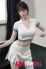 Orange in #673 158cm Cカップ White肌 フルシリコン 顎機能付き スポーツ女子 楚々 美乳 ラブドール 新品 - 画像 (12)