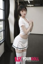 Orange in #673 158cm Cカップ White肌 フルシリコン 顎機能付き スポーツ女子 楚々 美乳 ラブドール 新品 - 画像 (10)