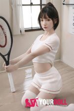 Orange in #673 158cm Cカップ White肌 フルシリコン 顎機能付き スポーツ女子 楚々 美乳 ラブドール 新品 - 画像 (8)