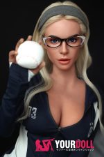 Orange in #866 164cm Gカップ Tan肌 シリコンヘッド+TPEボディ 顎機能付き 爆乳 外人 等身大 ラブドール