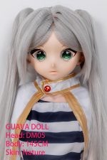 GUAVADOLL DM05 145cm Aカップノーマル肌 手描きメイク ビニール製のヘッド コスプレ系 同じ服購入可 アニメドール - 画像 (4)