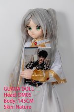 GUAVADOLL DM05 145cm Aカップノーマル肌 手描きメイク ビニール製のヘッド コスプレ系 同じ服購入可 アニメドール - 画像 (6)