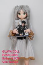 GUAVADOLL DM05 145cm Aカップノーマル肌 手描きメイク ビニール製のヘッド コスプレ系 同じ服購入可 アニメドール - 画像 (8)