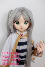 GUAVADOLL DM05 145cm Aカップノーマル肌 手描きメイク ビニール製のヘッド コスプレ系 同じ服購入可 アニメドール - 画像 (5)